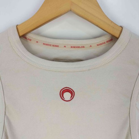 マリーンセル MARINE SERRE ムーンロゴ ドッキングデザイン ロングスリーブTシャツ メンズ import:S