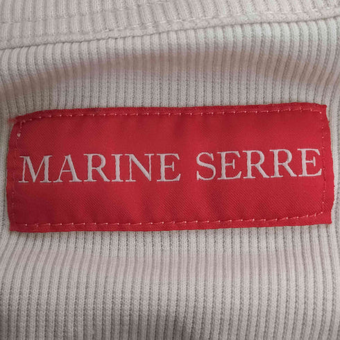 マリーンセル MARINE SERRE ムーンロゴ ドッキングデザイン ロングスリーブTシャツ メンズ import:S
