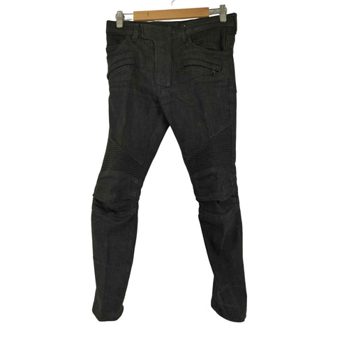 バルマン BALMAIN バイカーデニムパンツ メンズ 27