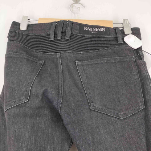 バルマン BALMAIN バイカーデニムパンツ メンズ 27