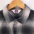 ベンデイビス BEN DAVIS STICHED PLAID SHIRT 刺繍 チェック オープンカラーシャツ メンズ import:M