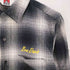 ベンデイビス BEN DAVIS STICHED PLAID SHIRT 刺繍 チェック オープンカラーシャツ メンズ import:M