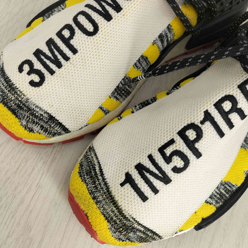 アディダス adidas ×PHARRELL WILLIAMS NMD HU SOLAR PACK RED レディース JPN:24.5
