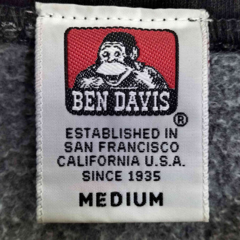 ベンデイビス BEN DAVIS VARSITY FADED ZIP HOODIE ジップアップパーカー メンズ import:M