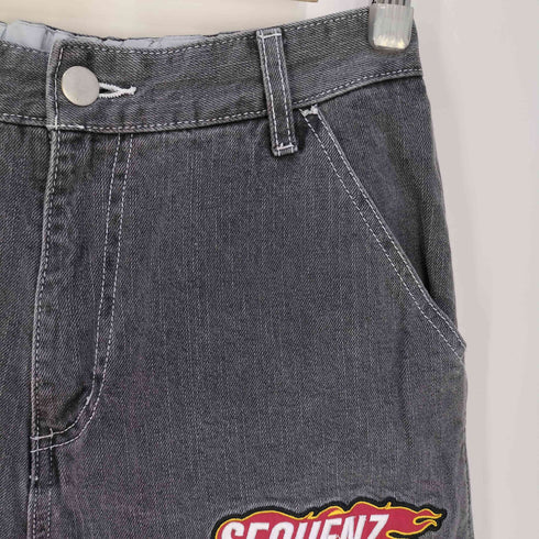 SEQUENZ 加工デニムパンツ メンズ M