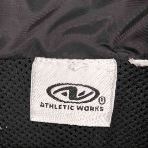 アスレチックワークス ATHLETIC WORKS ラインデザインナイロンジップアップジャケット メンズ
