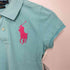 ポロラルフローレン POLO RALPH LAUREN THE SKINNY POLO ビックポニー鹿の子ポロシャツ レディース S