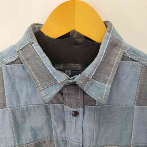 ステューシー Stussy 00S L/S パッチワークシャンブレーシャツ メンズ import:M