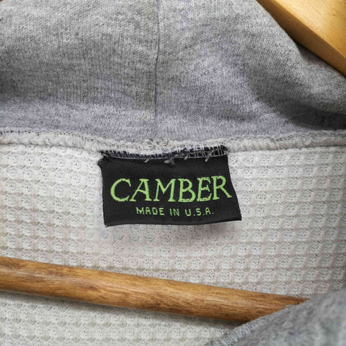 キャンバー CAMBER MADE IN USA 裏地サーマルジップアップパーカー メンズ