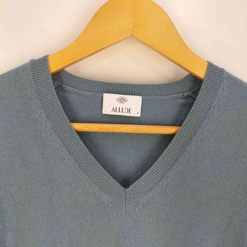 ALLUDE カシミヤ Vネックニット レディース import:S