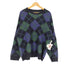 ネイバーフッド NEIGHBORHOOD ARGYLE PATTERN MOHAIR SWEATER メンズ L