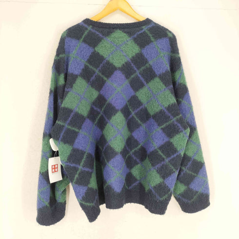 ネイバーフッド NEIGHBORHOOD ARGYLE PATTERN MOHAIR SWEATER メンズ L