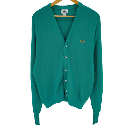 アイゾッドラコステ IZOD LACOSTE USA製 アクリルカーディガン メンズ JPN:M