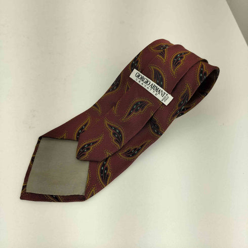 ジョルジオアルマーニ Giorgio Armani 総柄シルクネクタイ メンズ