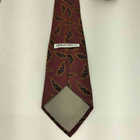 ジョルジオアルマーニ Giorgio Armani 総柄シルクネクタイ メンズ