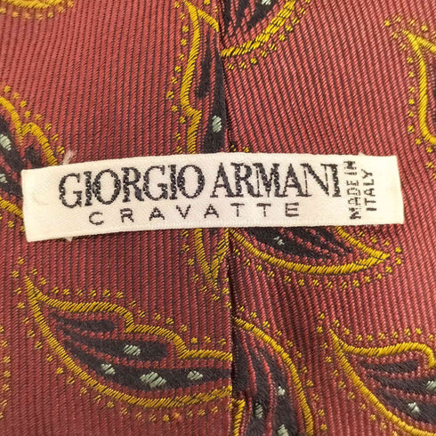 ジョルジオアルマーニ Giorgio Armani 総柄シルクネクタイ メンズ