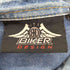 BIKER DESIGN バックプリント デニムシャツ メンズ JPN:L