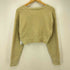 リリーブラウン Lily Brown クロップド ラメ糸 ニット カーディガン レディース ONE SIZE