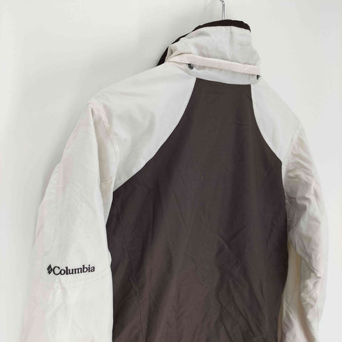 コロンビア Columbia 袖ロゴ刺繍 ナイロン マウンテン ジャケット レディース import:S