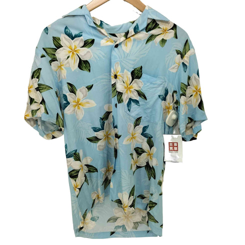 トゥーパームス TWO PALMS ハワイ製 開襟 S/S アロハシャツ メンズ import:S
