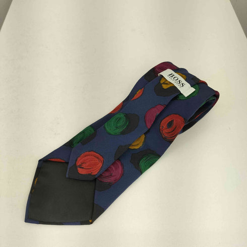 ボスヒューゴボス BOSS HUGO BOSS 総柄 シルクネクタイ メンズ