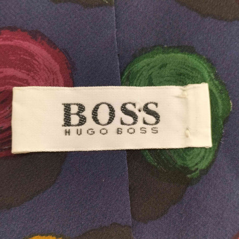 ボスヒューゴボス BOSS HUGO BOSS 総柄 シルクネクタイ メンズ