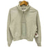 ニューバランス NEW BALANCE Signature Semi Crop Half Zip Sweat シグネチャー セミクロップ ハーフジップ スウェット レディース import:S