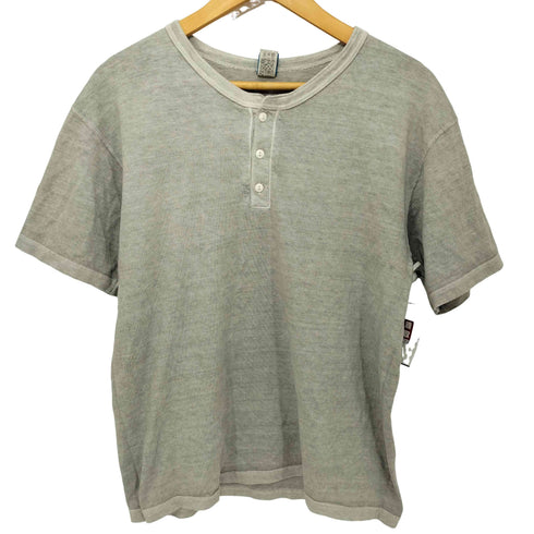グッドオン good on 日本製 USAコットン ヘンリーネック S/S Tシャツ メンズ import:M