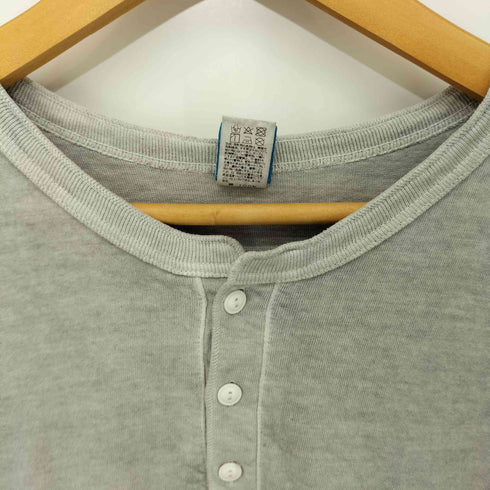 グッドオン good on 日本製 USAコットン ヘンリーネック S/S Tシャツ メンズ import:M