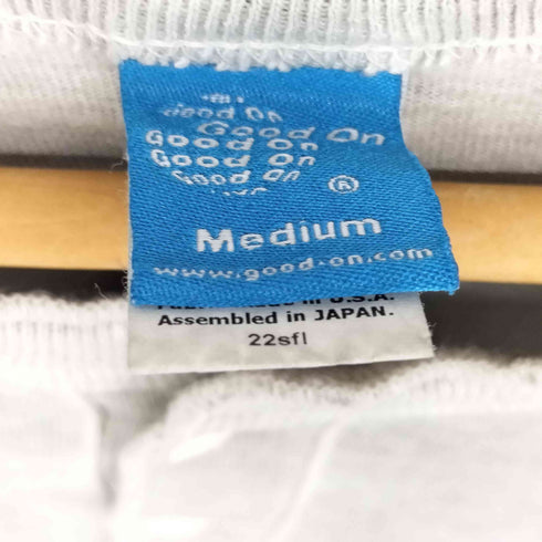 グッドオン good on 日本製 USAコットン ヘンリーネック S/S Tシャツ メンズ import:M