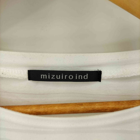 ミズイロインド mizuiro ind burn out orint wide P/O プルオーバー レディース