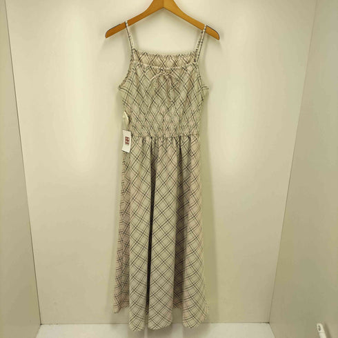 ナイスクラップ NICE CLAUP 24AW シャーリング肩リボンキャミワンピース レディース JPN:M