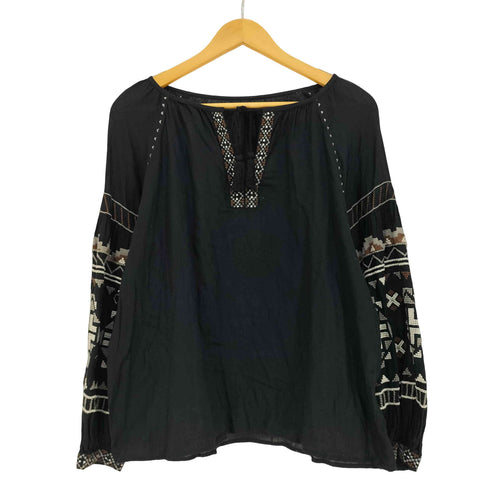トゥデイフル TODAYFUL Embroidery Skipper Blouse 刺繍 スキッパー ブラウス レディース FREE