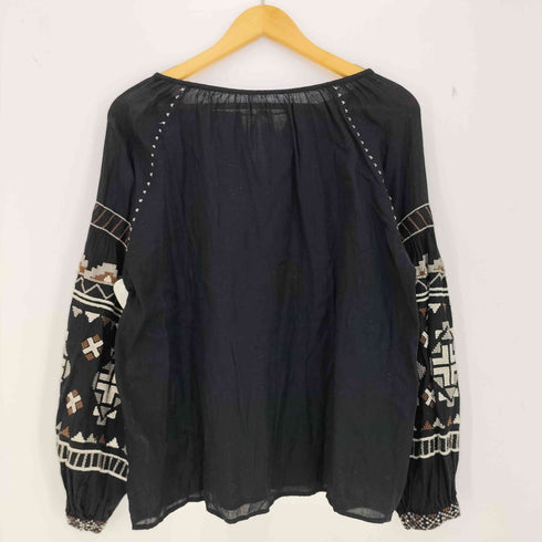 トゥデイフル TODAYFUL Embroidery Skipper Blouse 刺繍 スキッパー ブラウス レディース FREE