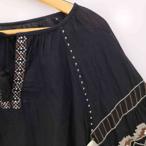 トゥデイフル TODAYFUL Embroidery Skipper Blouse 刺繍 スキッパー ブラウス レディース FREE