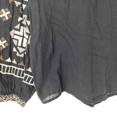 トゥデイフル TODAYFUL Embroidery Skipper Blouse 刺繍 スキッパー ブラウス レディース FREE