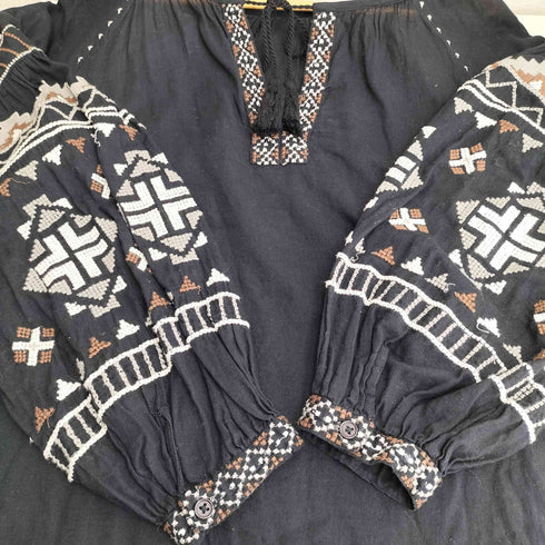 トゥデイフル TODAYFUL Embroidery Skipper Blouse 刺繍 スキッパー ブラウス レディース FREE