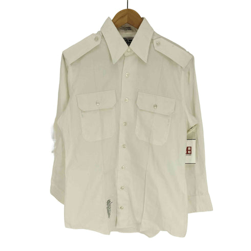 ユーエスアーミー U.S. ARMY TXE PERFECT FIT 襟芯 フラップポケット エポレット L/S ポリコットン ドレス シャツ メンズ 30/31