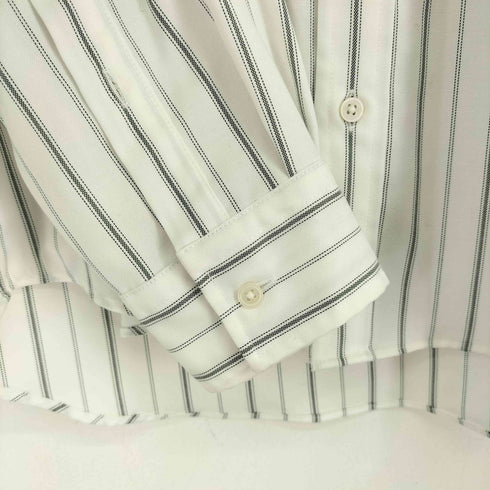 グリーンレーベルリラクシング GREEN LABEL RELAXING バンドカラー ストライプ シャツ メンズ JPN:M