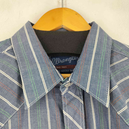 ラングラー Wrangler 90S L/S ストライプ ウェスタンシャツ メンズ 18-36