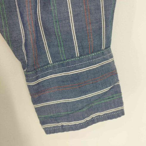 ラングラー Wrangler 90S L/S ストライプ ウェスタンシャツ メンズ 18-36