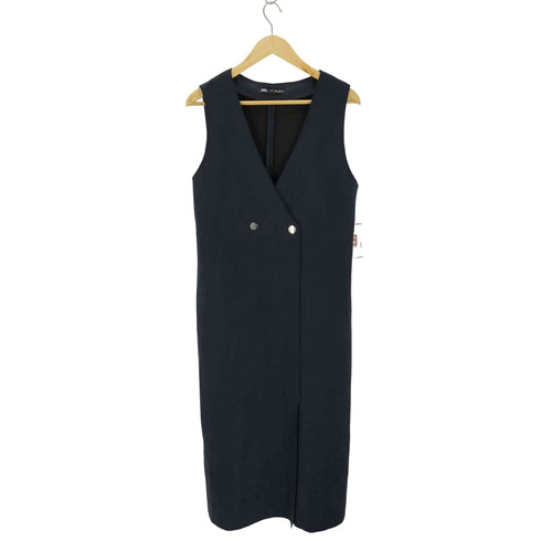 ザラ ZARA フェイクスエードワンピース レディース import:M