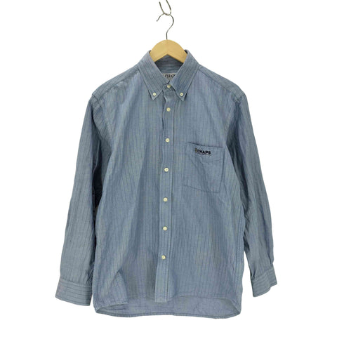 チャップスラルフローレン CHAPS RALPH LAUREN 90S ストライプ ボタンダウン 長袖シャツ メンズ JPN:M