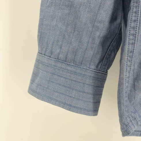 チャップスラルフローレン CHAPS RALPH LAUREN 90S ストライプ ボタンダウン 長袖シャツ メンズ JPN:M