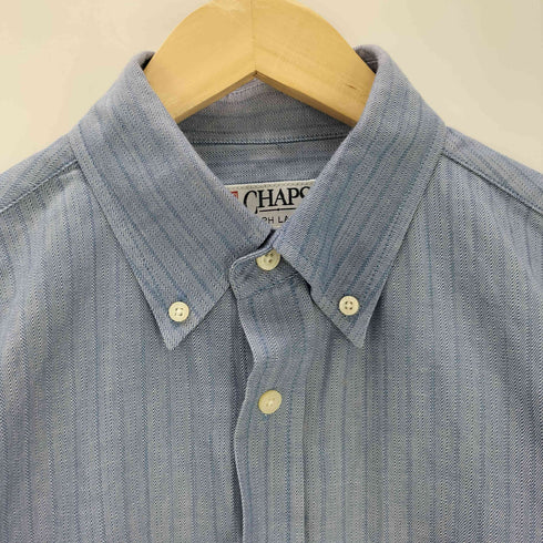 チャップスラルフローレン CHAPS RALPH LAUREN 90S ストライプ ボタンダウン 長袖シャツ メンズ JPN:M