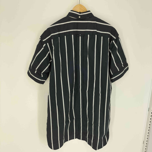 フレッドペリー FRED PERRY STRIPED BUTTON DOWN DRESS SHIRT ストライプ ボタン ダウン ドレス シャツ ワンピース レディース US:10