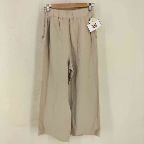 トゥモローランドマカフィー tomorrowland macphee リネン混ハイウエストパンツ レディース 36