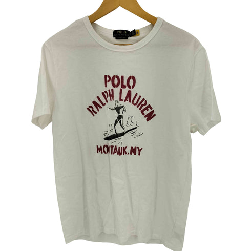ポロラルフローレン POLO RALPH LAUREN CUSTOM SLIMFIT フロントプリント S/S Tシャツ メンズ import:L