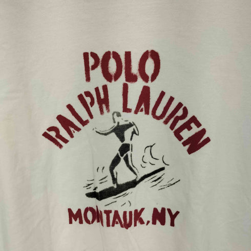ポロラルフローレン POLO RALPH LAUREN CUSTOM SLIMFIT フロントプリント S/S Tシャツ メンズ import:L