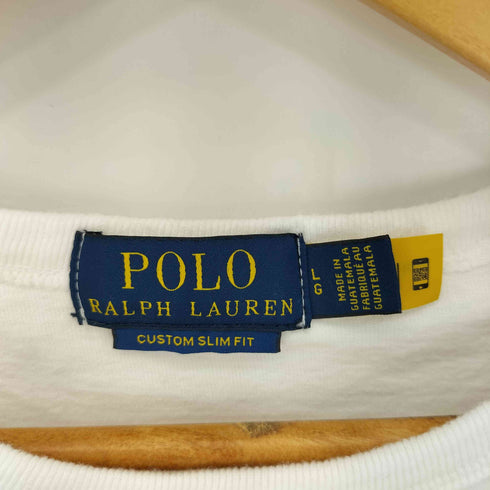 ポロラルフローレン POLO RALPH LAUREN CUSTOM SLIMFIT フロントプリント S/S Tシャツ メンズ import:L